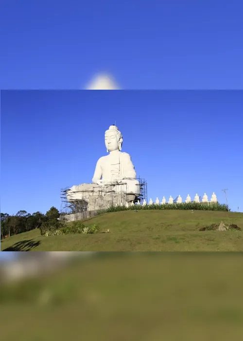 Imagem ilustrativa da imagem FOTOS | Buda gigante fica pronto em agosto