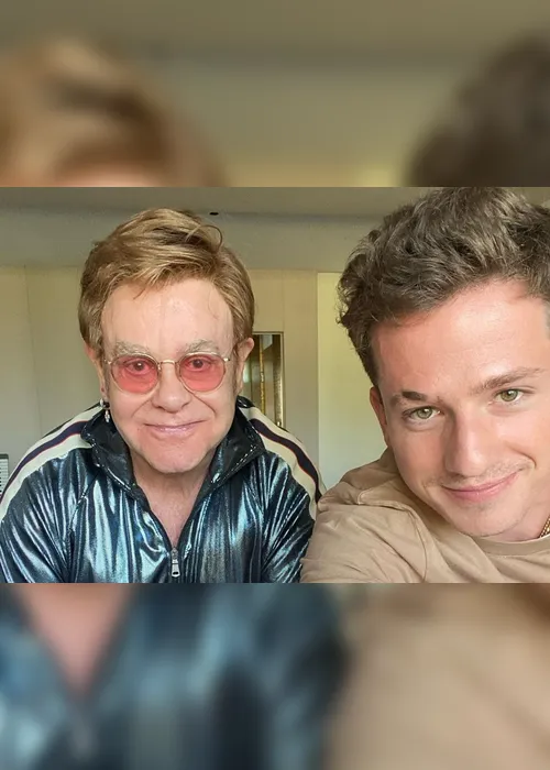 Imagem ilustrativa da imagem Charlie Puth publicou uma foto ao lado de Elton John, anunciando uma nova parceria