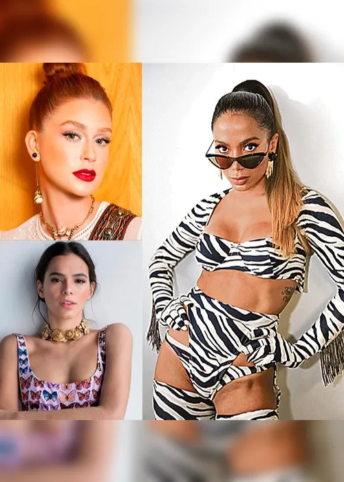Imagem ilustrativa da imagem Fama da Marina Ruy Barbosa e Marquezine incomoda Anitta, segundo Leo Dias