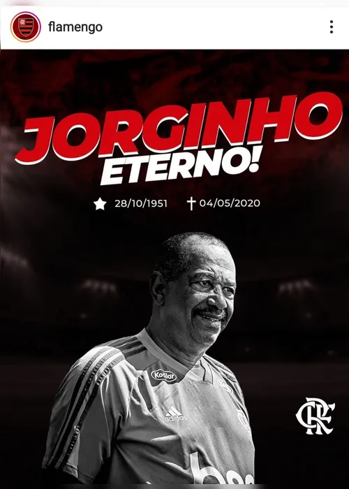 
          Imagem ilustrativa da imagem Massagista do Flamengo há 40 anos, Jorginho morre de coronavírus
          