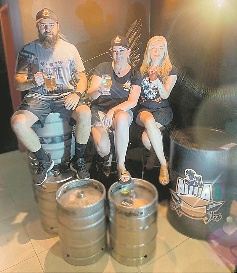 Rodolfo, Jakline Stofel e Daniela estão animados com o projeto que acontece neste domingo (Foto: Divulgação)