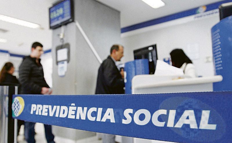 Agência do INSS: maioria das vagas é destinada ao atendimento ao público nas unidades da Previdência (Foto: Fábio Rodrigues Pozzebom / Agência Brasil — 13/03/2020)