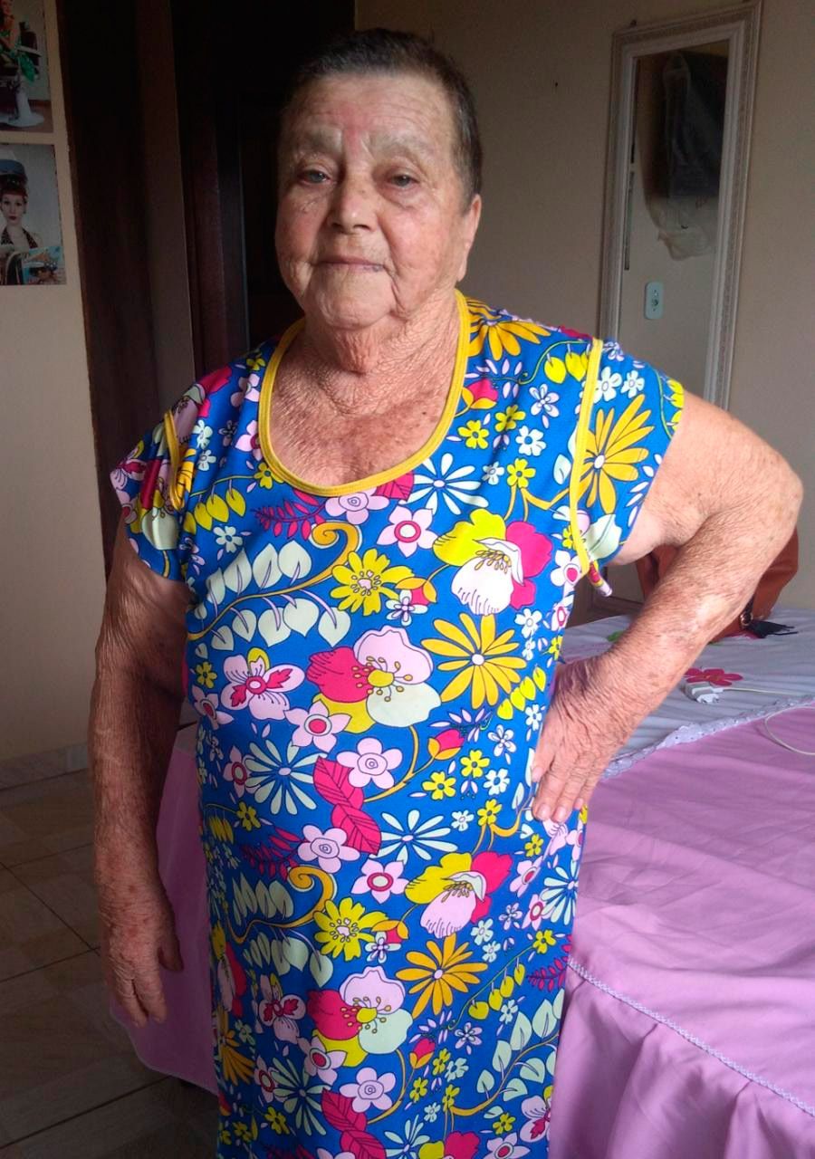 Aposentada Geronita Rodrigues de Freitas (Foto: Acervo Pessoal)