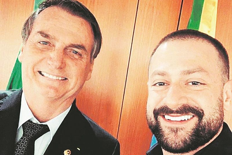 Bolsonaro com o psiquiatra Ítalo Marsili (Foto: Divulgação)