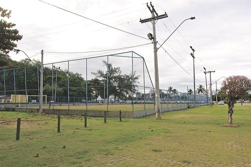 Campo na Prainha, em Vila Velha (Foto: Kadidja Fernandes/AT)