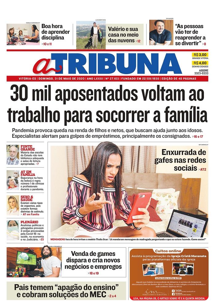 Capa (Foto: Jornal A Tribuna)