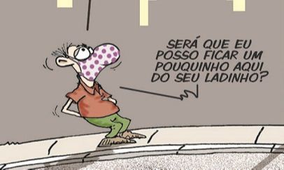 Solidão durante a quarentena é o assunto da Charge do Dia | Tribuna ...