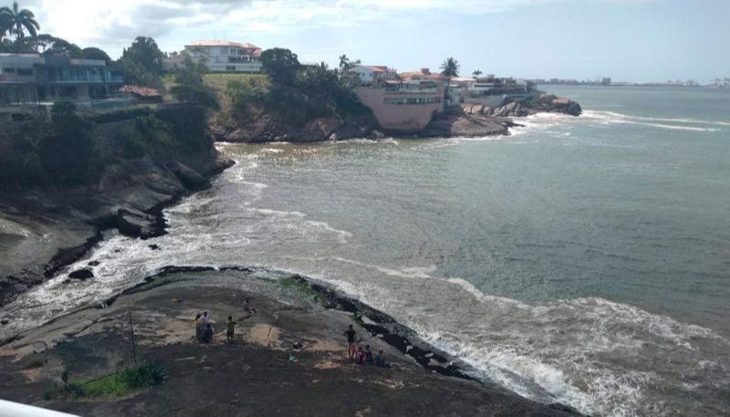 Praia da Ilha do Frade, em Vitória (Foto: Fábio Nunes / AT)