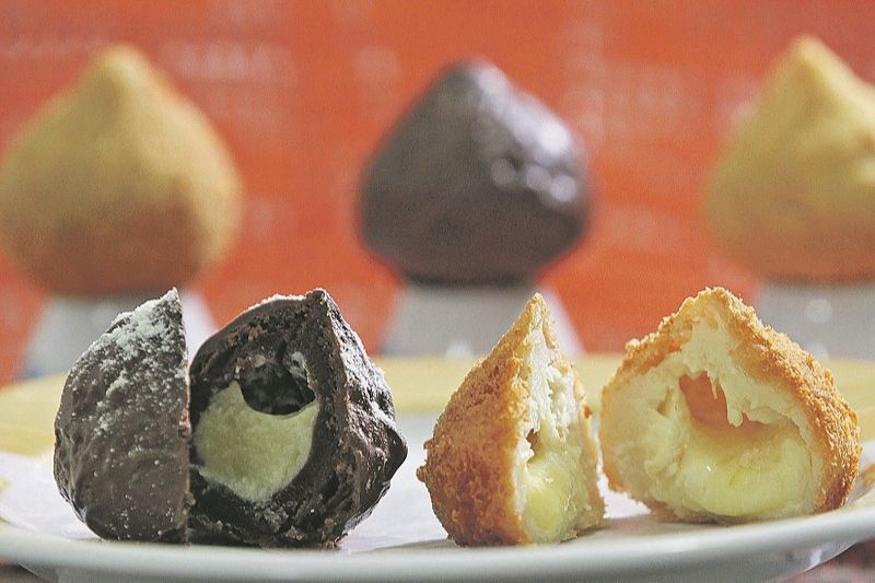 Coxinhas da Annando Coxinharia (Foto: Beto Morais/AT)