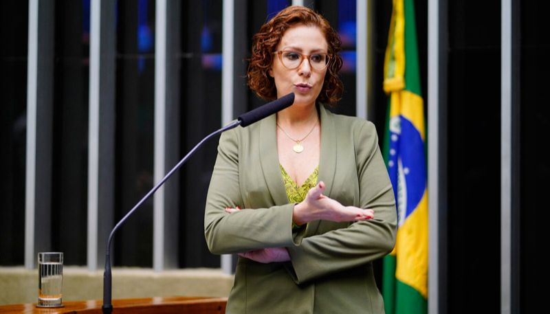 Deputada Carla Zambelli (PSL - SP) (Foto: Pablo Valadares/Câmara dos Deputados)