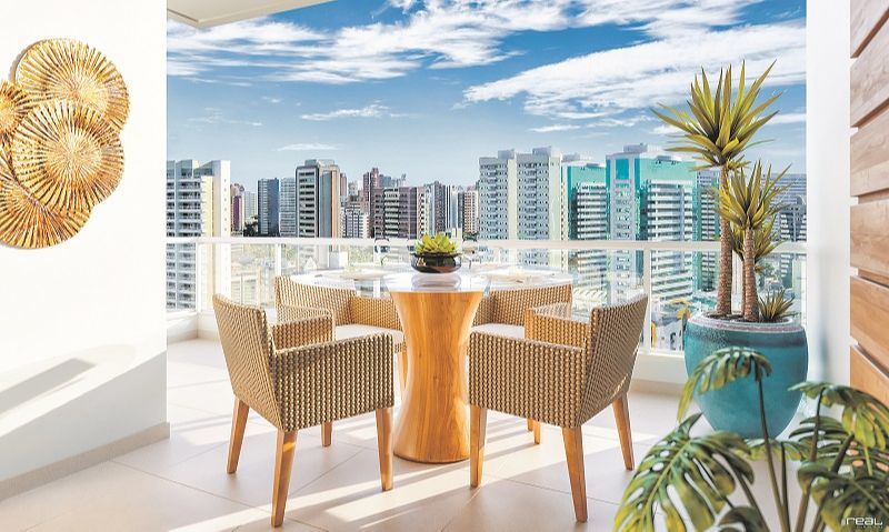 Edifício Professor Pignaton, em Santa Lúcia, Vitória, terá apartamentos de 100 m, com três quartos, sendo uma suíte. Além de coberturas com 200 m, três suítes e lazer privativo com piscina, deque e churrasqueira descoberta (Foto: Divulgação/Galwan E)