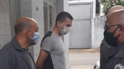 O ex-jogador de Ponte Preta, Corinthians e Santos foi preso em flagrante (Foto: Divulgação/ Guarda Municipal de Cordeirópolis)