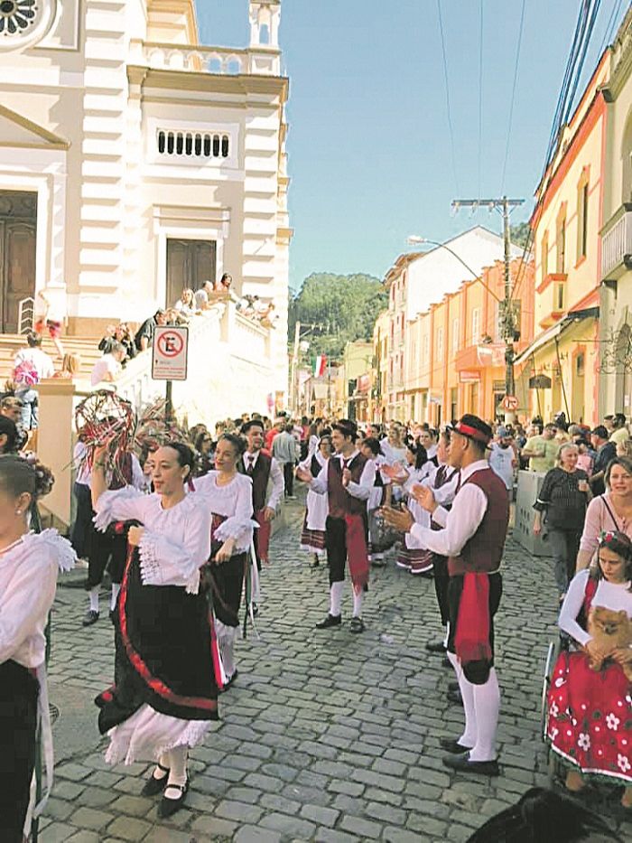 A Festa do Imigrante, em Santa Teresa, será realizada de forma online (Foto: Arquivo/AT)