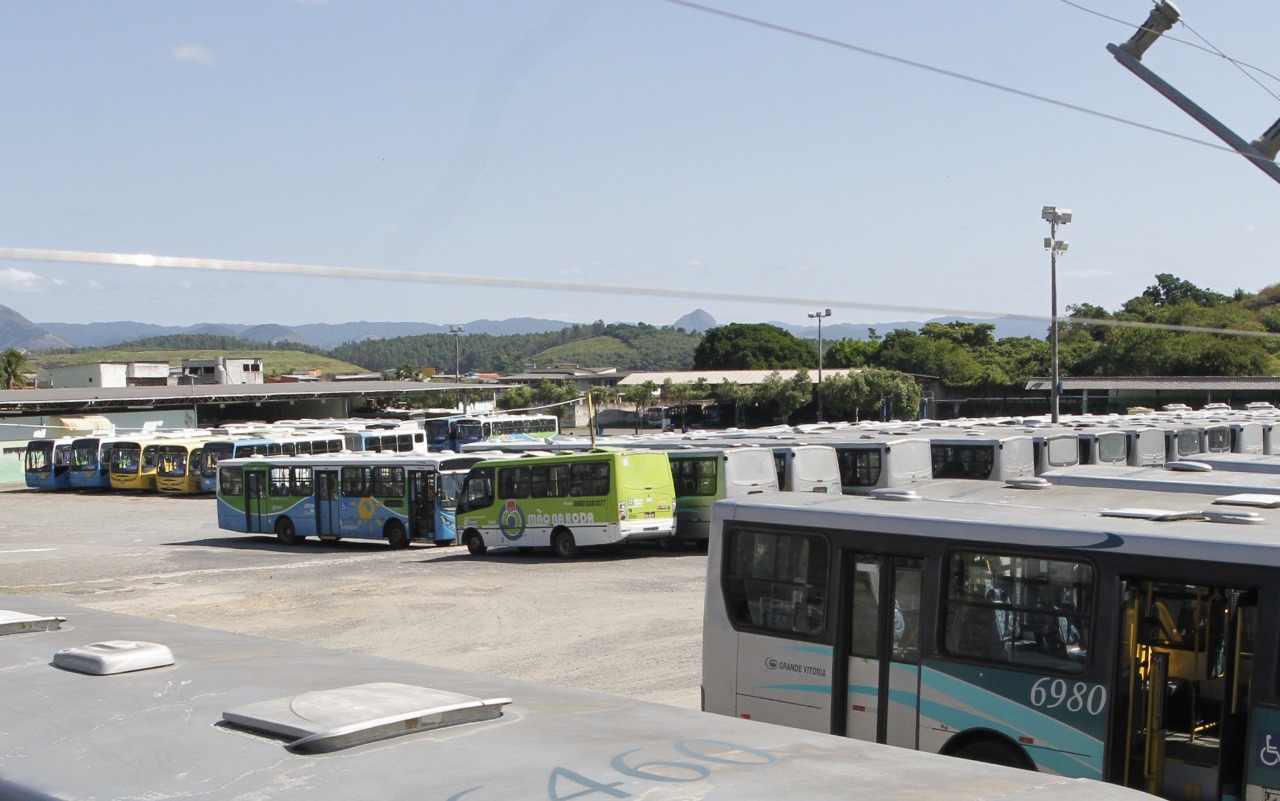 A greve dos motoristas e cobradores que teve início no último dia 23 de abril. (Foto: Fábio Nunes/ AT/ 04/05/2020)