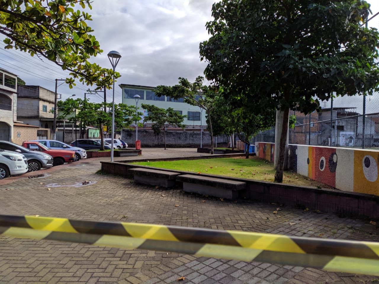 Crime aconteceu no bairro Andorinhas, em Vitória (Foto: Júlia Afonso)