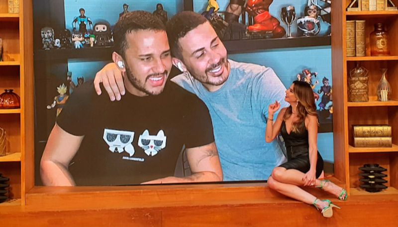 Lucas Guimarães, Carlinhos Maia e Luciana Gimenez (Foto: Divulgação / Rede TV!)
