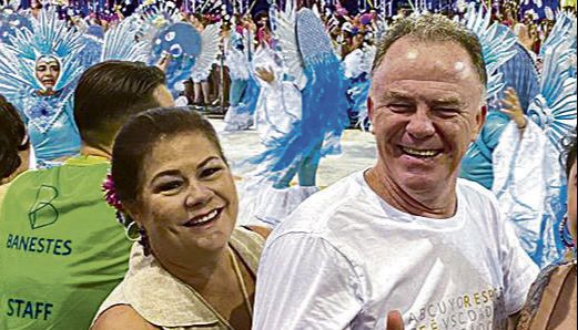 Maria Virgínia com Renato Casagrande (Foto: Reprodução / Instagram)