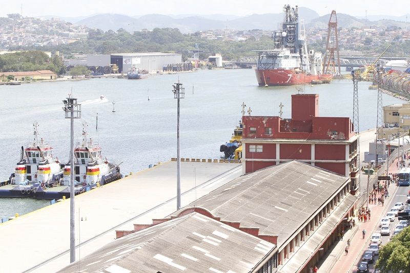 Porto de Vitória (Foto: Beto Morais)