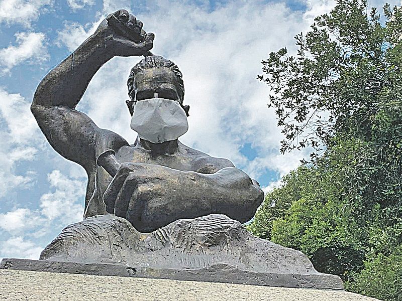 Praça Ubaldo Ramalhete, em Vitória (Foto: Kadidja Fernandes/ AT)