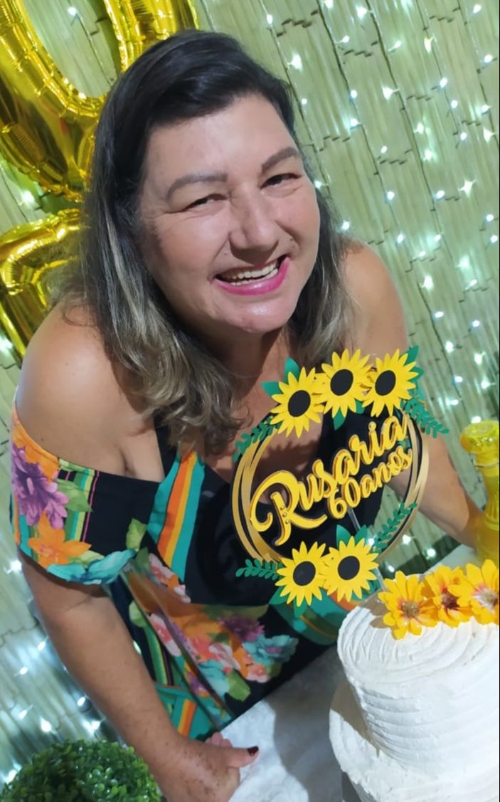 Rusaria Recco completou 60 anos nesta quarta-feira (13) (Foto: Acervo Pessoal)