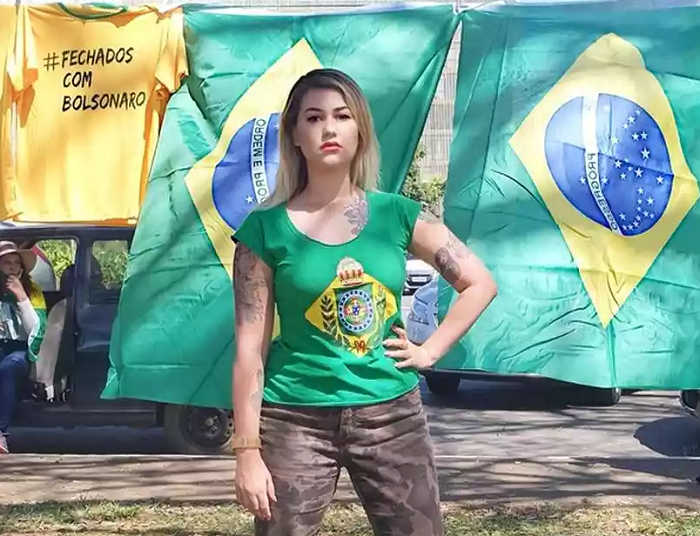 Sara Winter (Foto: Reprodução/Twitter)
