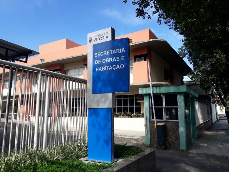 A confusão aconteceu na sede da Secretaria de Obras e Habitação, localizada no bairro Bento Ferreira, em Vitória (Foto: Divulgação/Prefeitura de Vitória)