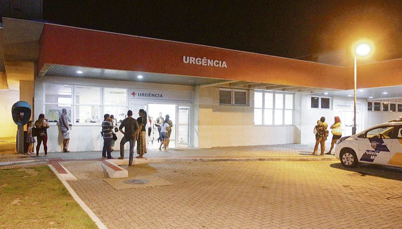 Setor de urgência: cirurgia mantida (Foto: Thiago Coutinho / AT - 05/02/2019)