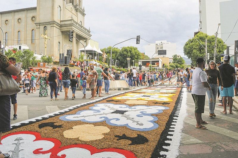 Tapete de Corpus Christi (Foto: Alessandro de Paula - 20/06/2019)