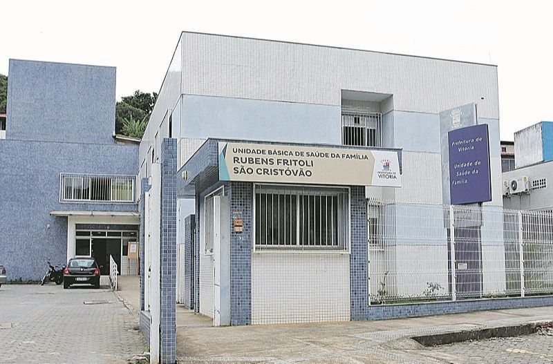 Unidade de Saúde São Cristóvão, em Vitória (Foto: Fábio Nunes/AT)