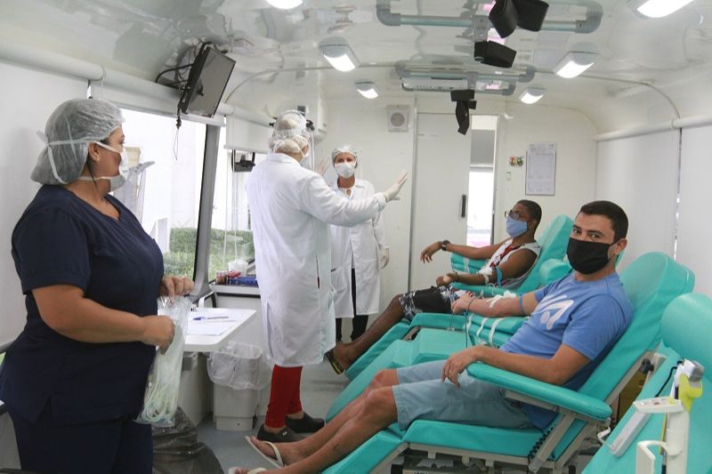 Vanser Binda Xavier foi um dos moradores que doou: "muito bom ajudar o próximo", disse. (Foto: Kadidja Fernandes)
