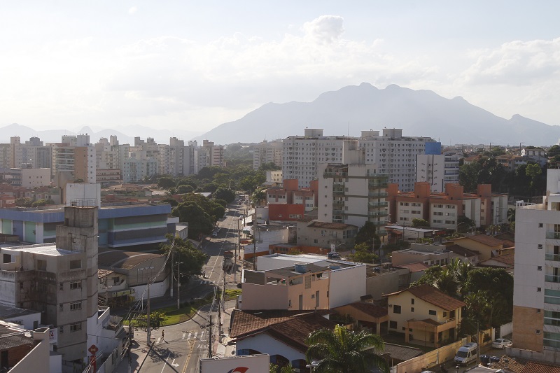 Vista de Jardim Camburi, em Vitória (Foto: Leone Iglesias - 28/07/2019)