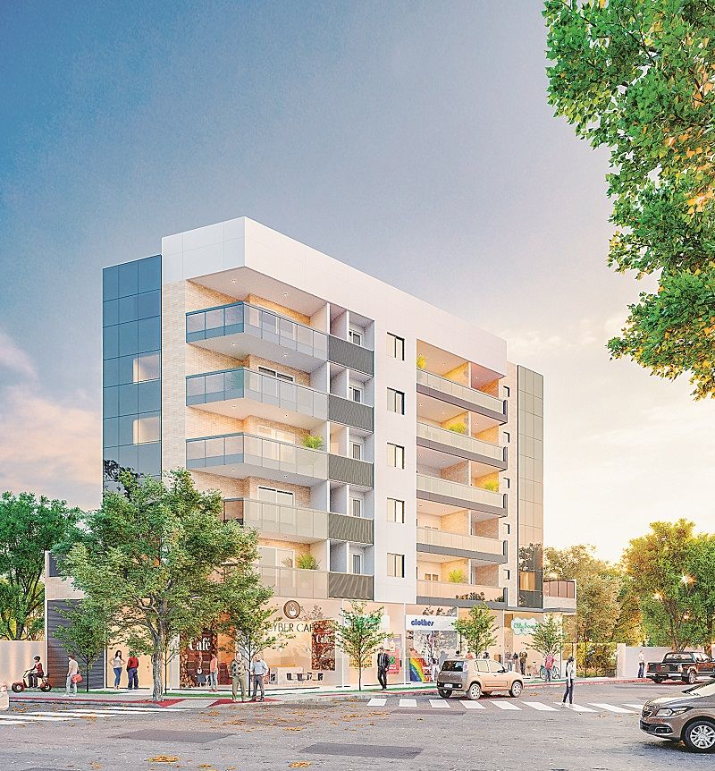 Vitória Shore, em Jardim da Penha: apartamentos de até dois quartos (Foto: Divulgação/Proeng)