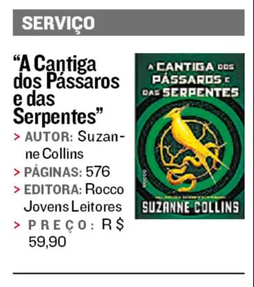 Imagem ilustrativa da imagem Novo livro da saga “Jogos Vorazes” nas prateleiras