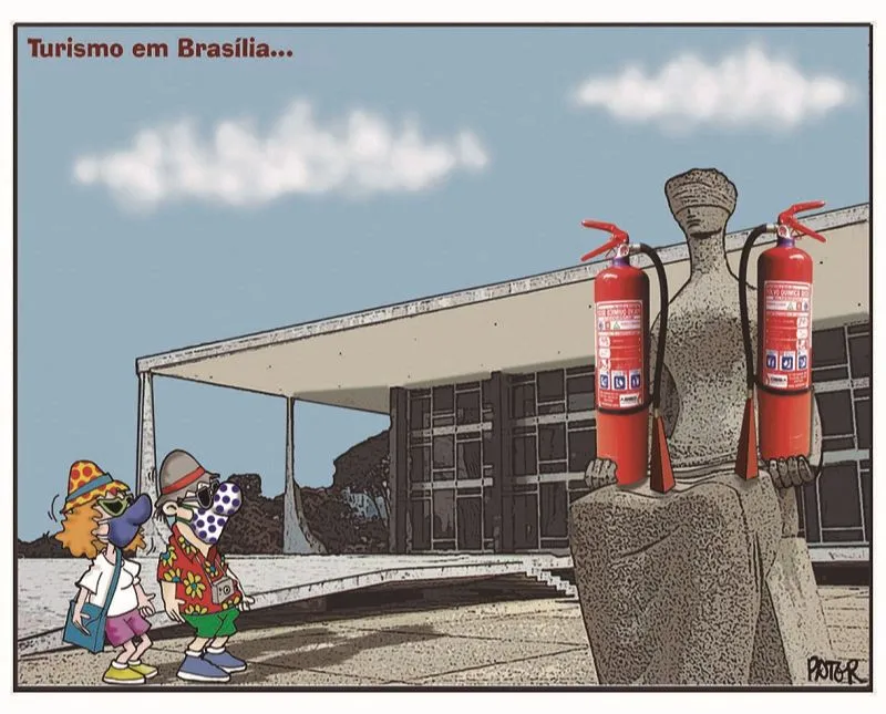 Imagem ilustrativa da imagem Charge do Dia: Turismo em Brasília