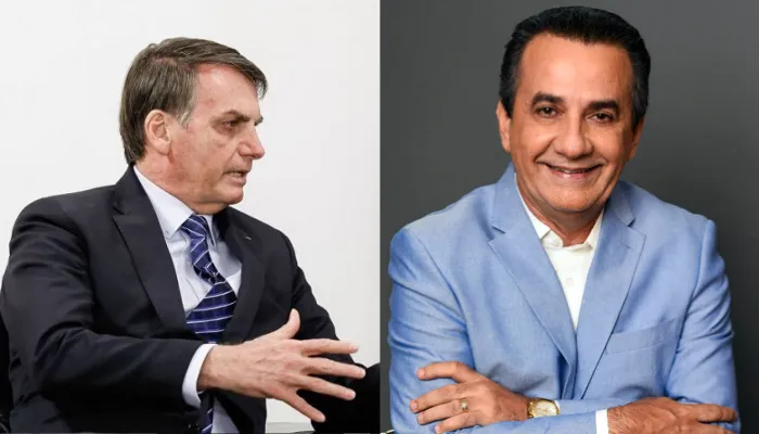 Presidente Jair Bolsonaro e o pastor Silas Malafaia