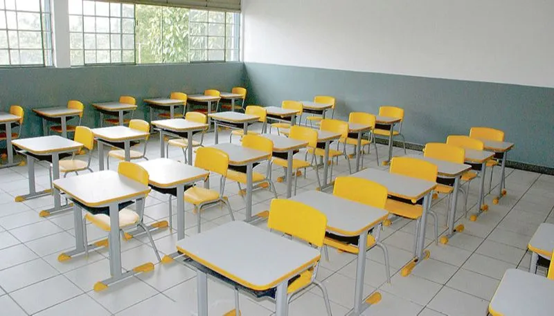 Sala de aula vazia: desconto retroativo ao mês de março vai contemplar 200 mil estudantes no Espírito Santo