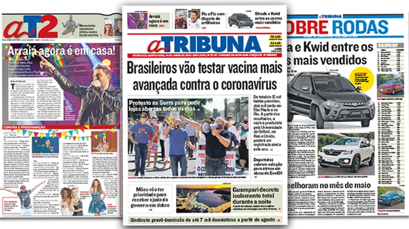 Imagem ilustrativa da imagem Clique aqui e veja os destaques do jornal A Tribuna desta quinta