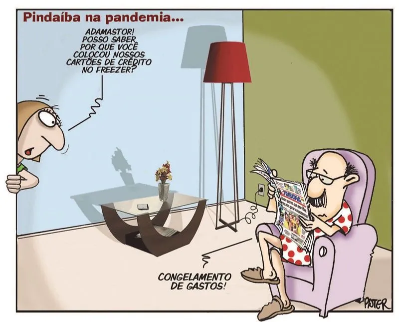 Imagem ilustrativa da imagem Charge do Dia: Pindaíba na pandemia