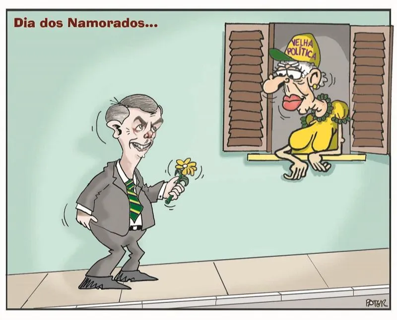 Imagem ilustrativa da imagem Dia dos Namorados é o tema da charge do Pater desta sexta
