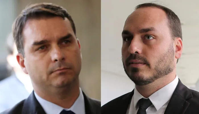 Imagem ilustrativa da imagem Flávio e Carlos Bolsonaro pagaram débito com corretora em dinheiro vivo