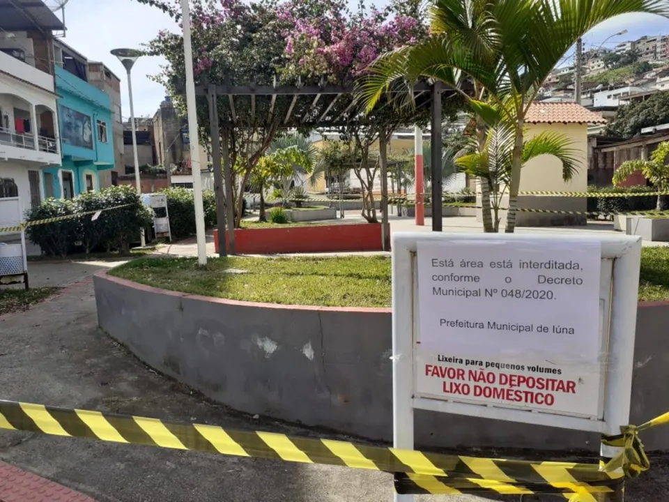 Imagem ilustrativa da imagem Praças são interditadas pela prefeitura em Iúna