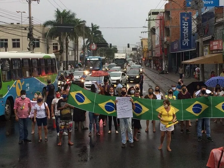 Imagem ilustrativa da imagem Lojistas fazem protestos em Vila Velha e na Serra