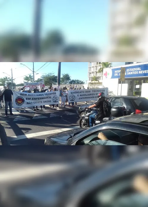 Imagem ilustrativa da imagem Auxiliares e técnicos em enfermagem decidem manter estado de greve no Hospital Jayme Santos Neves