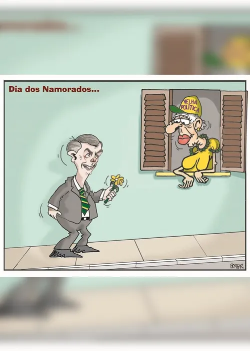 Imagem ilustrativa da imagem Dia dos Namorados é o tema da charge do Pater desta sexta