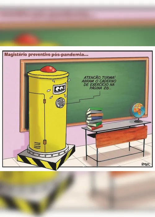 Imagem ilustrativa da imagem Charge do Dia: Volta às aulas após a pandemia
