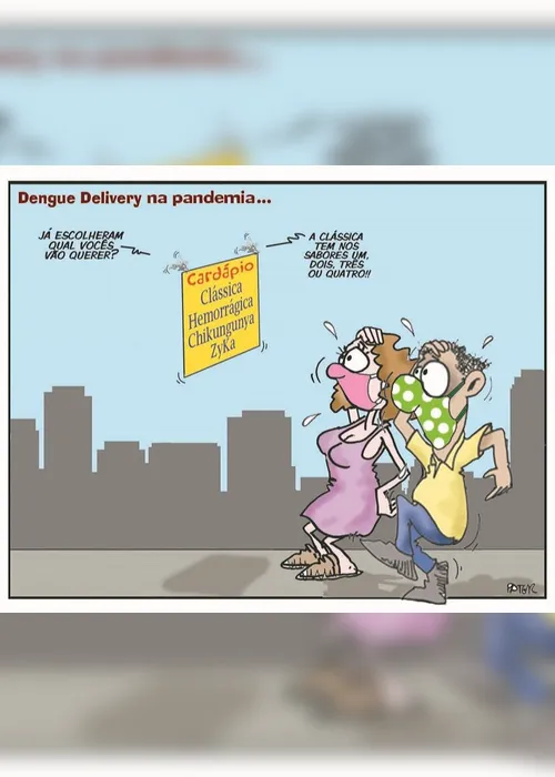 Imagem ilustrativa da imagem Charge do Dia: Dengue Delivery
