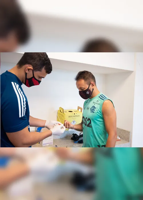 Imagem ilustrativa da imagem Elenco e comissão técnica do Fla testem negativo para coronavírus