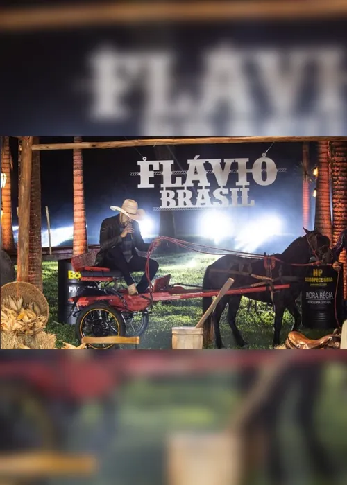 Imagem ilustrativa da imagem Cantor sertanejo é 'levado' por cavalo nos primeiros segundos de live e vira meme