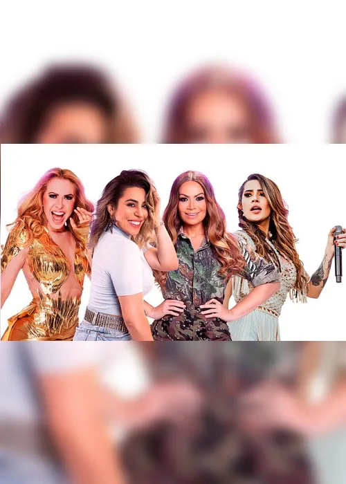 Imagem ilustrativa da imagem Joelma, Naiara Azevedo, Lauana Prado e Solange Almeida juntas em live