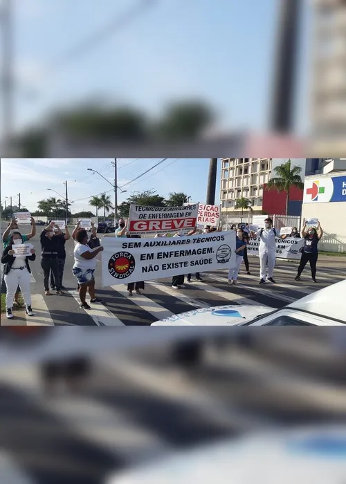 Imagem ilustrativa da imagem Técnicos e auxiliares de enfermagem decretam greve em 3 hospitais da Grande Vitória